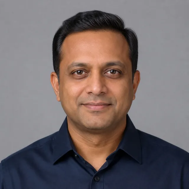 AI-generated demo avatar used in place of a real leader